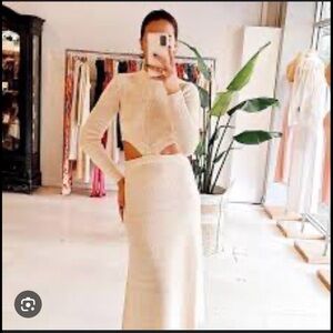 KEEPSAKE the Label Cream Long Sleeve Dress 4